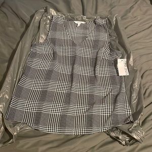 NWT Nine West sleeveless houndstooth